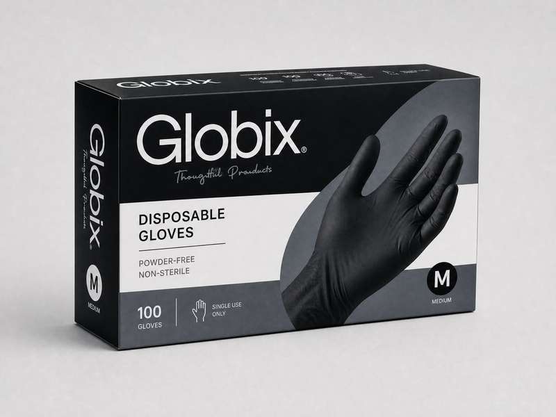 Globix Plus+ Glove Eldiven S Siyah - Globix