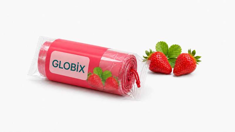 Büzgülü Çilek Kokulu Orta Boy - Globix